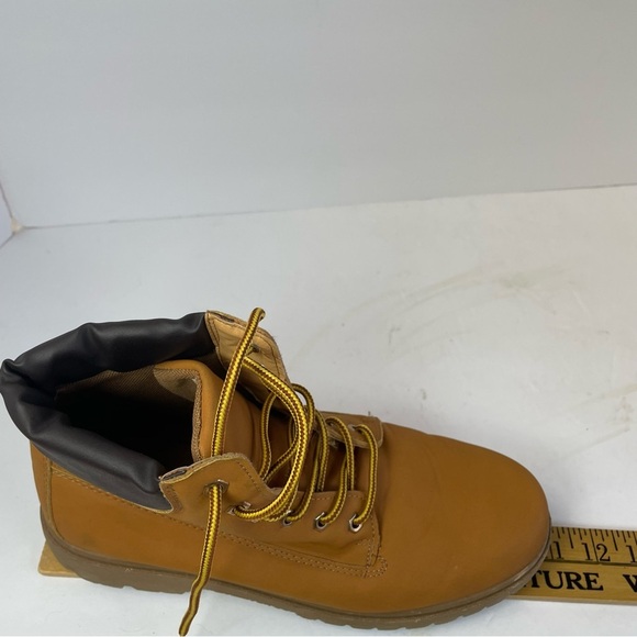 ETC LOVE Women's Boots Lace-up Combat Utility tan size 8/9 - Picture 11 of 11